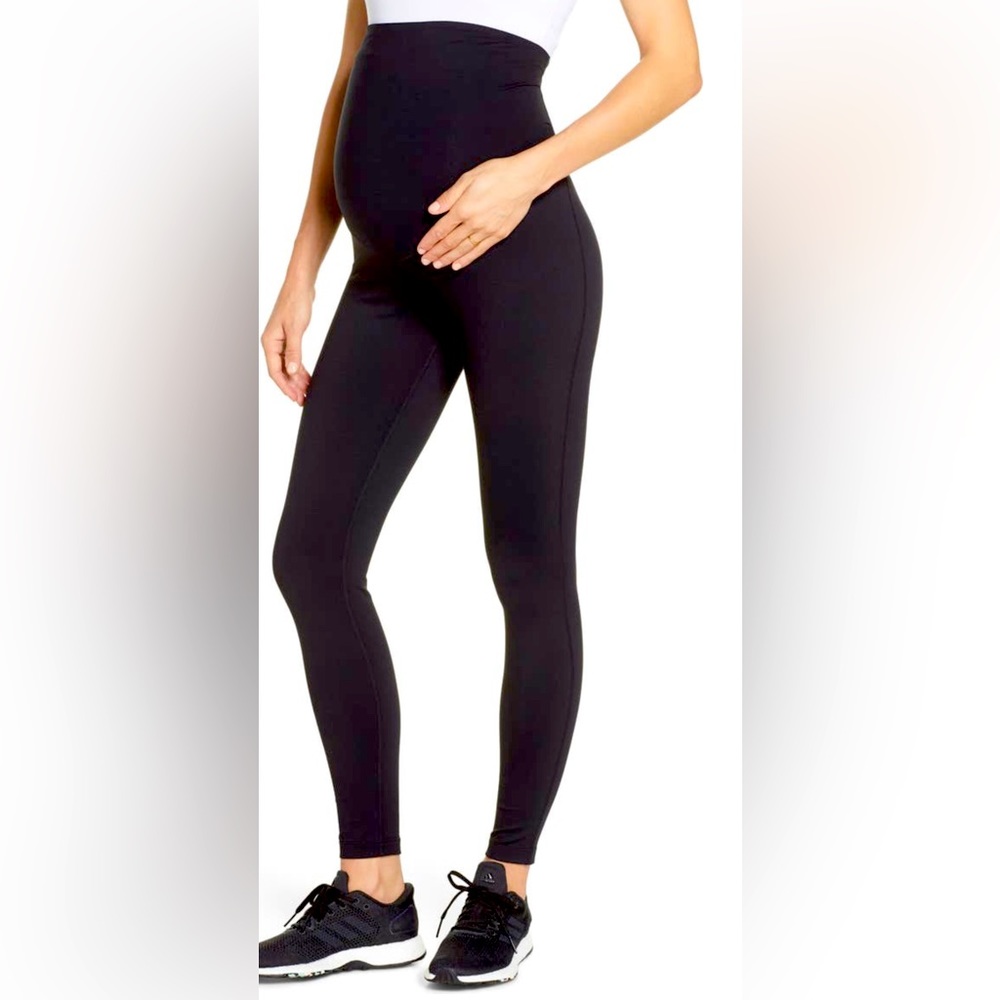 Zella Mamasana Live In Maternity Ankle Leggings Black XS